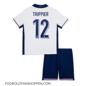 England Kieran Trippier #12 Hjemmebanetrøje Børn EM 2024 Kortærmet (+ Korte bukser)